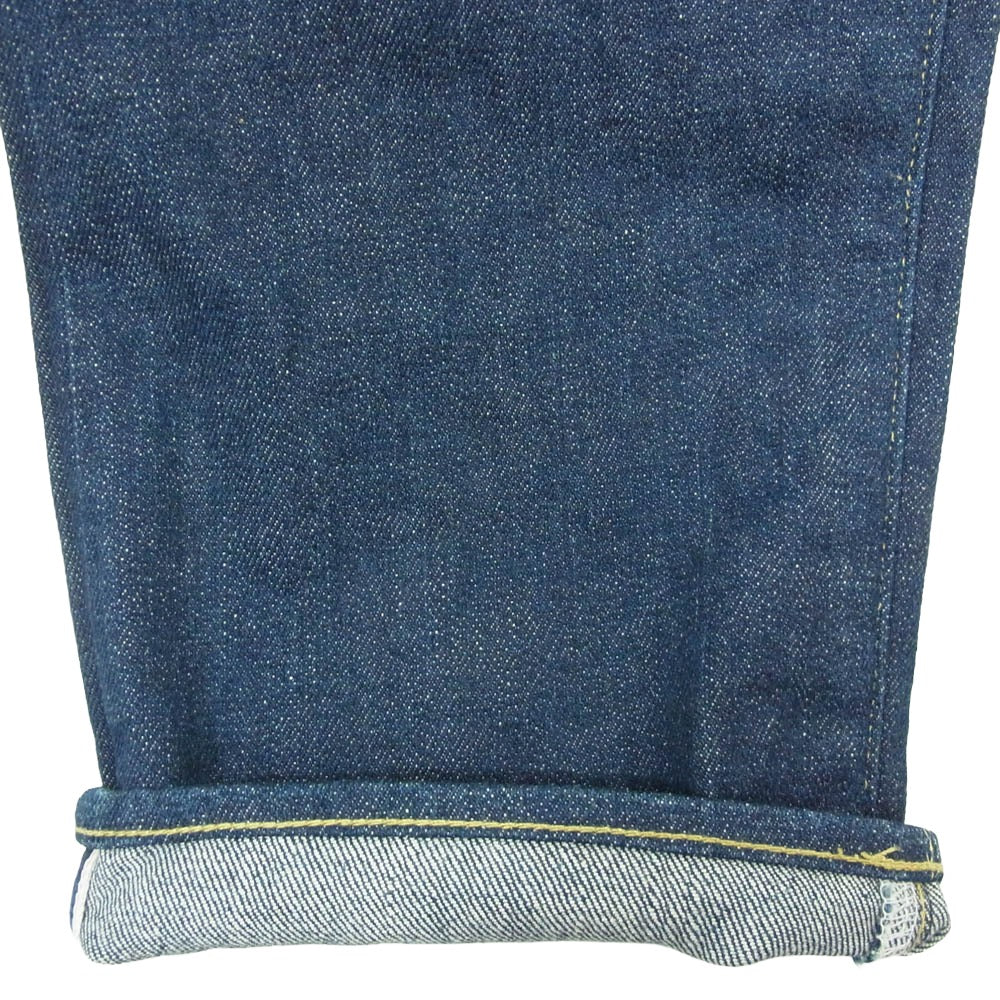 ONI DENIM 鬼デニム ONI-121S Ishikawadai 15oz 石川台デニム Relax Tapered Stretch Denim リラックステーパード ストレッチデニム パンツ ジーンズ インディゴブルー系 W32【極上美品】【中古】