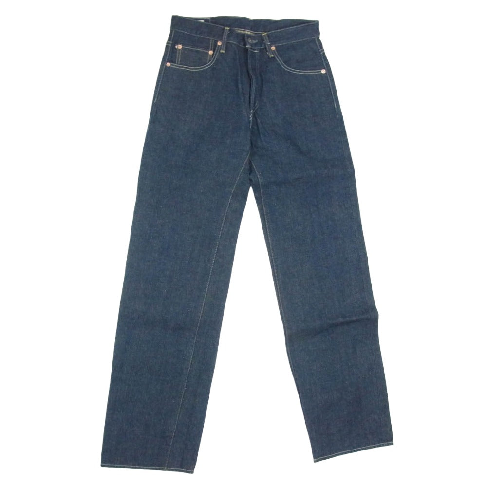 ONI DENIM 鬼デニム ONI-200 Ishikawadai 15oz 石川台デニム ワイドストレート ジーンズ デニム パンツ インディゴブルー系 31【極上美品】【中古】