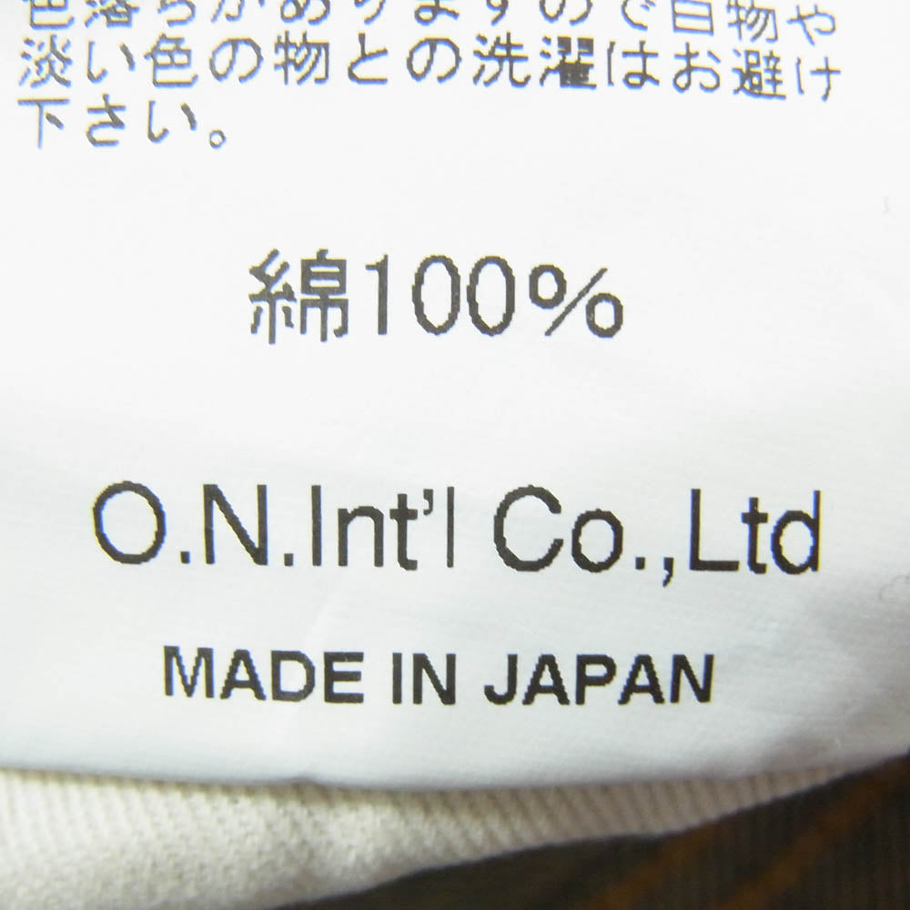ONI DENIM 鬼デニム ONI-270 Ishikawadai 15oz 石川台デニム レギュラーストレート ジーンズ デニム パンツ インディゴブルー系 32【極上美品】【中古】