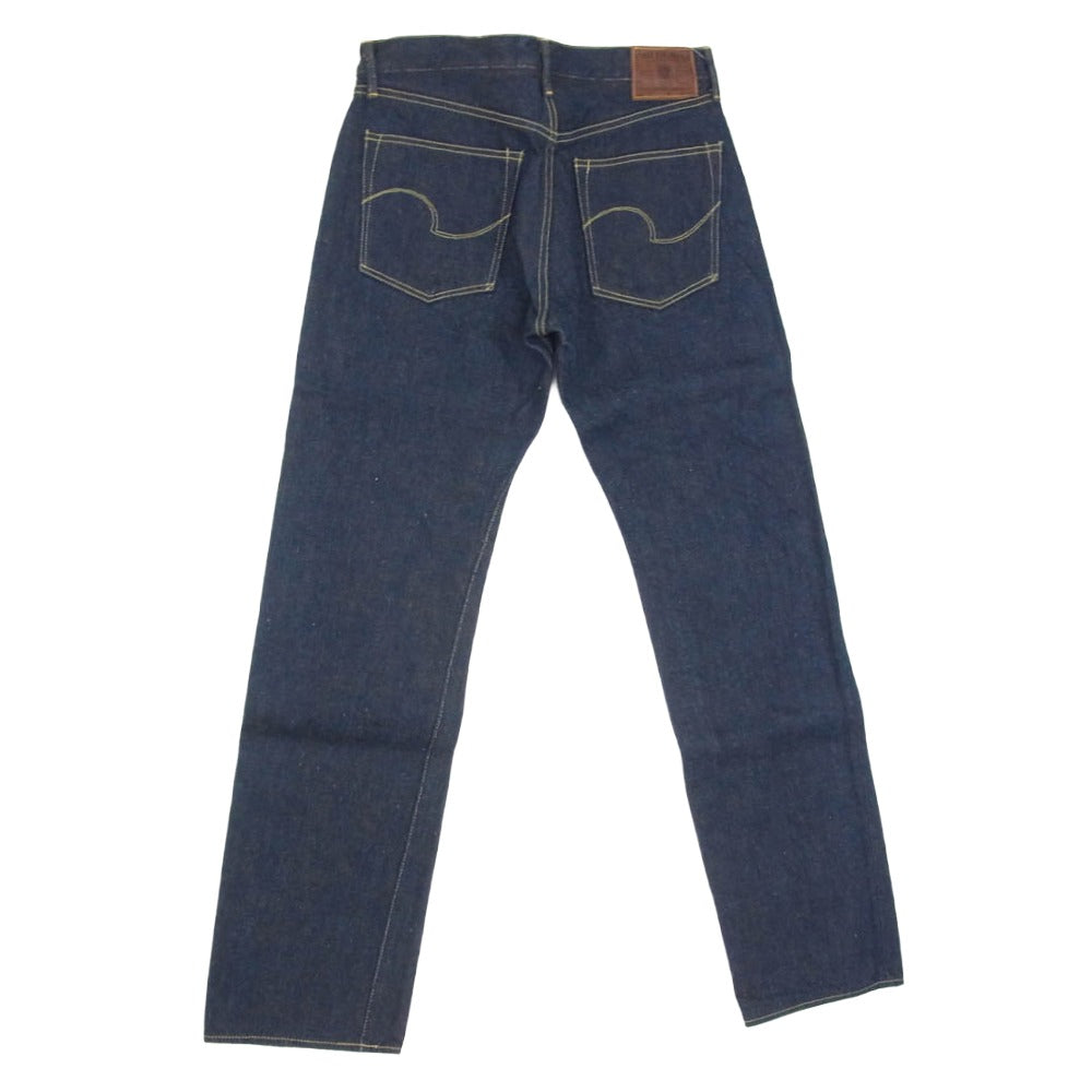 ONI DENIM 鬼デニム ONI288ZR-LBR 20oz シークレットデニム 緯糸ライトブラウン ジーンズ デニムパンツ インディゴブルー系 W33【極上美品】【中古】