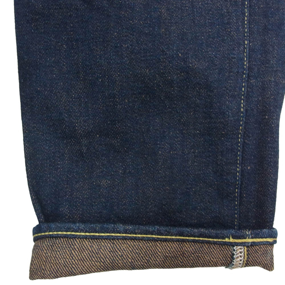 ONI DENIM 鬼デニム ONI288ZR-LBR 20oz シークレットデニム 緯糸ライトブラウン ジーンズ デニムパンツ インディゴブルー系 W33【極上美品】【中古】