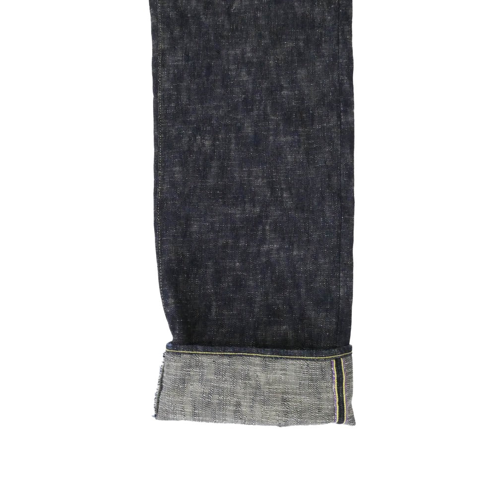 ONI DENIM 鬼デニム ONI270-Kasuri 17oz 鬼絣 ジャストライト ストレート ジーンズ デニム パンツ インディゴブルー系 W38【極上美品】【中古】