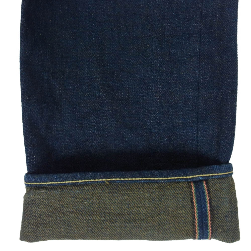ONI DENIM 鬼デニム ONI288ZR-OLV 20oz シークレットデニム 緯糸オリーブ ジーンズ デニムパンツ インディゴブルー系 W29【極上美品】【中古】