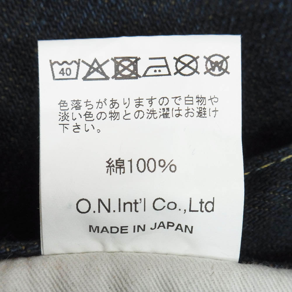 ONI DENIM 鬼デニム ONI288ZR-OLV 20oz シークレットデニム 緯糸オリーブ ジーンズ デニムパンツ インディゴブルー系 W29【極上美品】【中古】