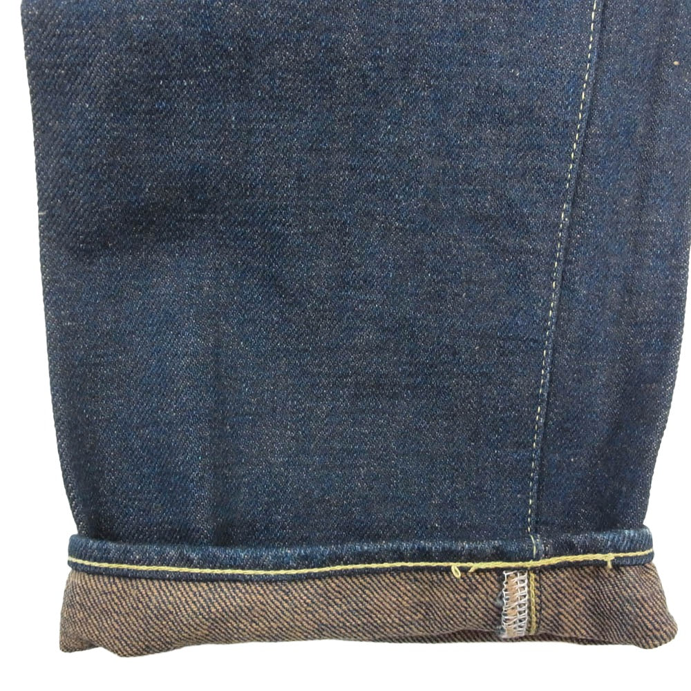 ONI DENIM 鬼デニム ONI288ZR-LBR 20oz シークレットデニム 緯糸ライトブラウン ジーンズ デニムパンツ インディゴブルー系 W36【極上美品】【中古】
