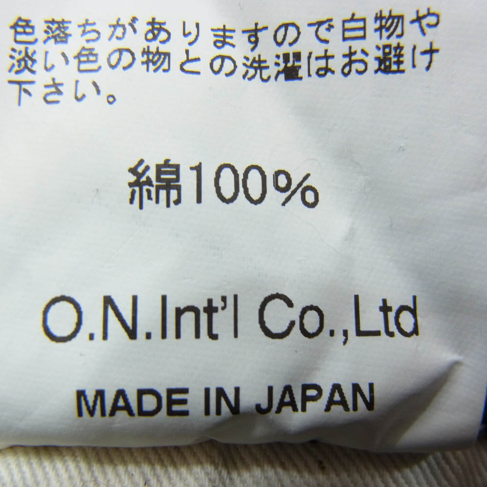 ONI DENIM 鬼デニム ONI270-Kasuri 17oz 鬼絣 ジャストライト ストレート ジーンズ デニム パンツ インディゴブルー系 W30【極上美品】【中古】