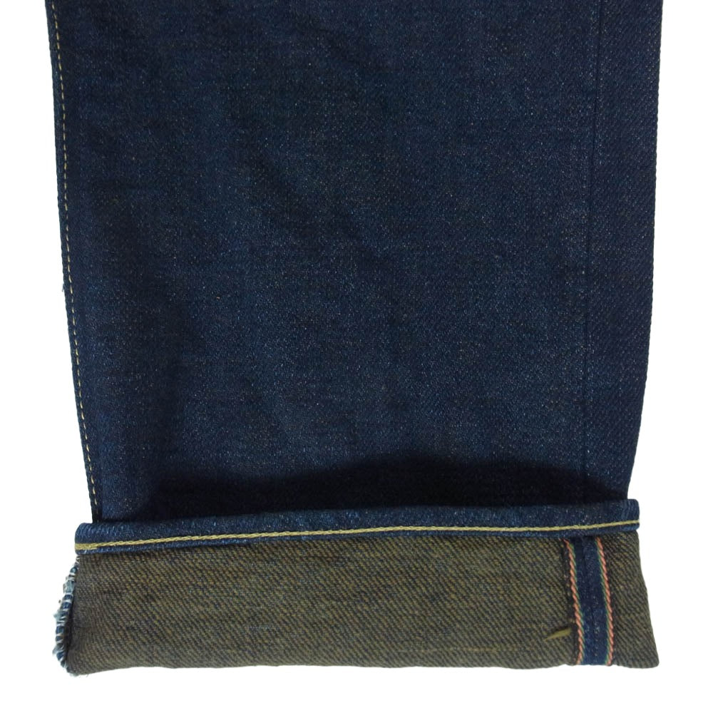 ONI DENIM 鬼デニム ONI288ZR-OLV 20oz シークレットデニム 緯糸オリーブ ジーンズ デニムパンツ インディゴブルー系 W32【極上美品】【中古】
