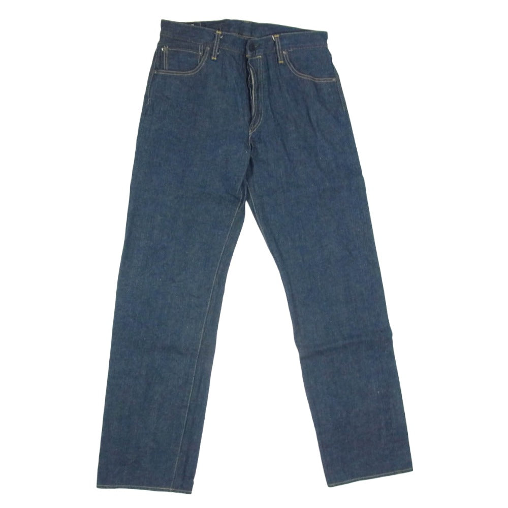 ONI DENIM 鬼デニム ONI-295 Ishikawadai 1937MODEL 15oz. 石川台デニム シンチバック ルーズ ストレート ジーンズ デニム パンツ インディゴブルー系 32【極上美品】【中古】