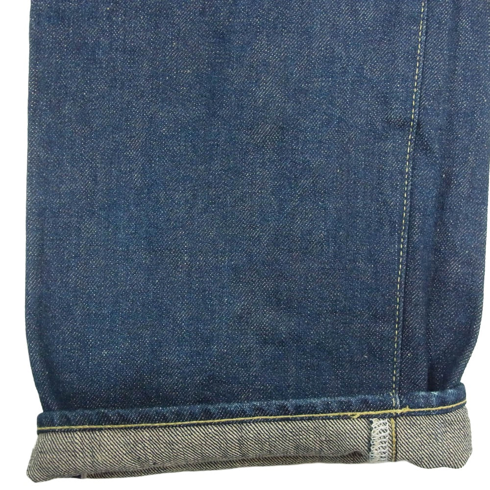 ONI DENIM 鬼デニム ONI-295 Ishikawadai 1937MODEL 15oz. 石川台デニム シンチバック ルーズ ストレート ジーンズ デニム パンツ インディゴブルー系 32【極上美品】【中古】