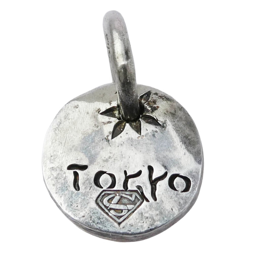 STOPLIGHT ストップライト K18 金銀コンビ スモール メタル ペンダントトップ ゴールド系 シルバー系【中古】