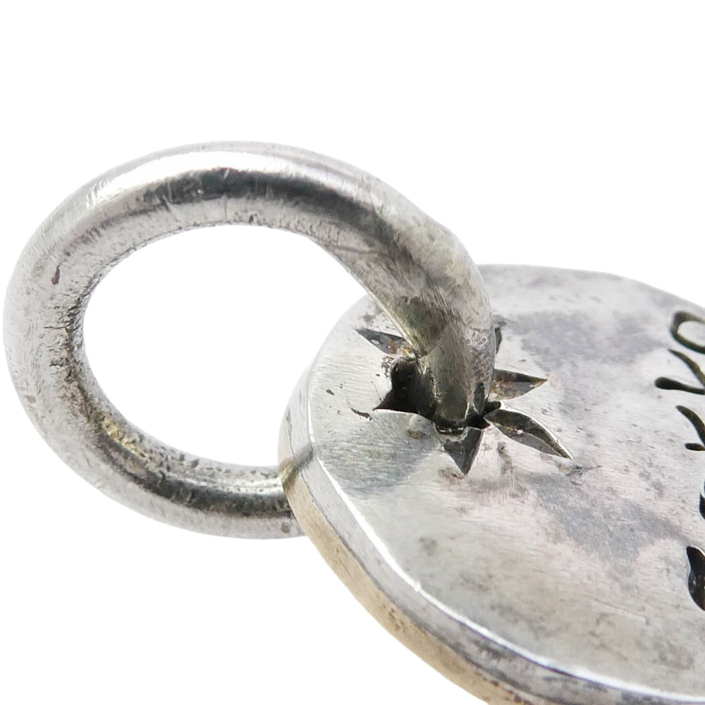 STOPLIGHT ストップライト K18 金銀コンビ スモール メタル ペンダントトップ ゴールド系 シルバー系【中古】