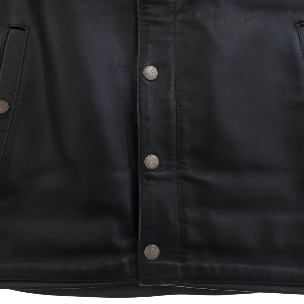 KADOYA カドヤ LCNCLV-009 K’SKLEATHER カウレザー 牛革 レザー ベスト ジャケット ブラック系 3L【中古】
