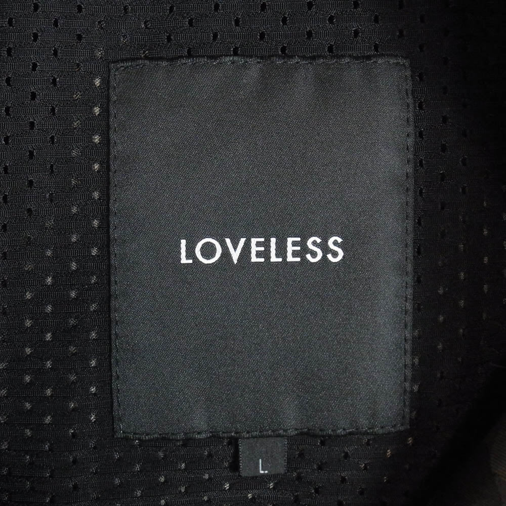 LOVELESS ラブレス 61F76-380-74 カモフラ フード ジップアップ ジャケット カーキ系 L【中古】