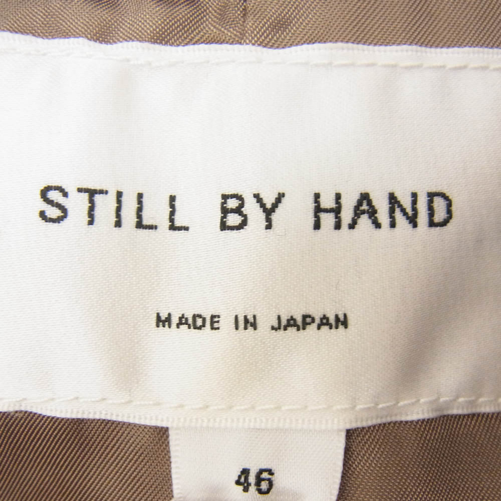 STILL BY HAND スティルバイハンド LE0283 ゴートスエード ブルゾン ジャケット ブラウン系 46【中古】