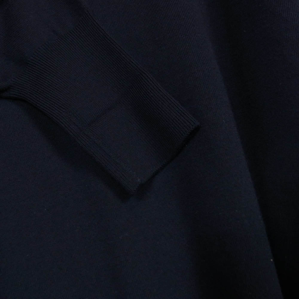A.PRESSE アプレッセ 23AW 23AAP-03-07H L/S Knit T-Shirt ウール 長袖 ニットTシャツ ブラック系 2【中古】