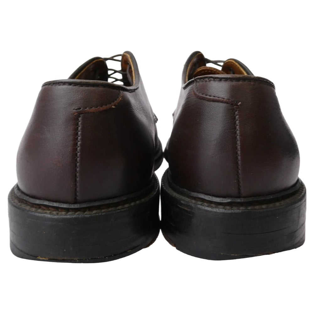 ALDEN オールデン 34842 パンチドキャップトゥ レザー シューズ ダークブラウン系 7.5【中古】