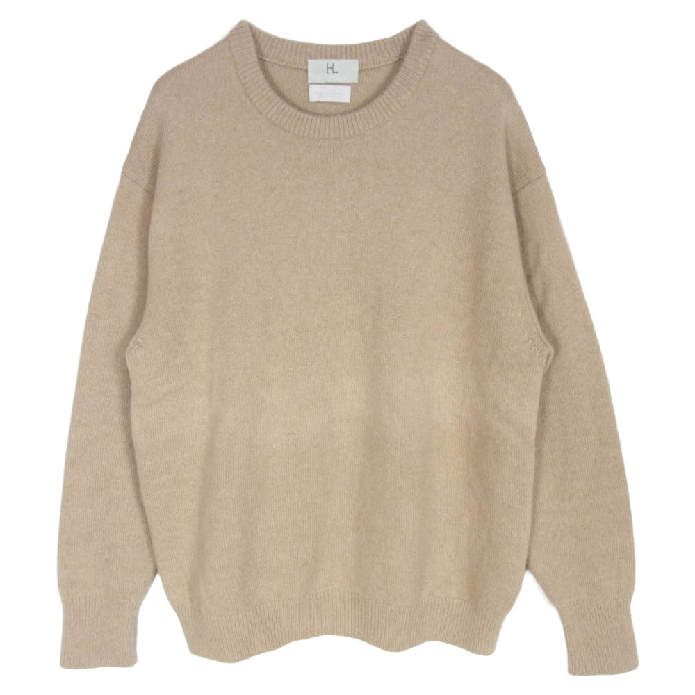 ヘリル 19-070-8010-31 CASHMERE GOLDENCASH CREW カシミヤ ゴールデンキャッシュ クルーネック カシミア ニット ベージュ系 2【中古】
