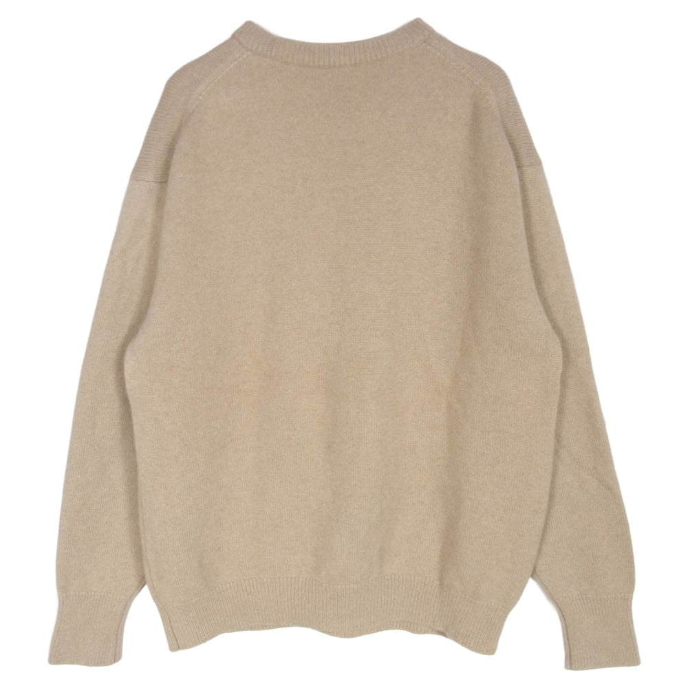 ヘリル 19-070-8010-31 CASHMERE GOLDENCASH CREW カシミヤ ゴールデンキャッシュ クルーネック カシミア ニット ベージュ系 2【中古】