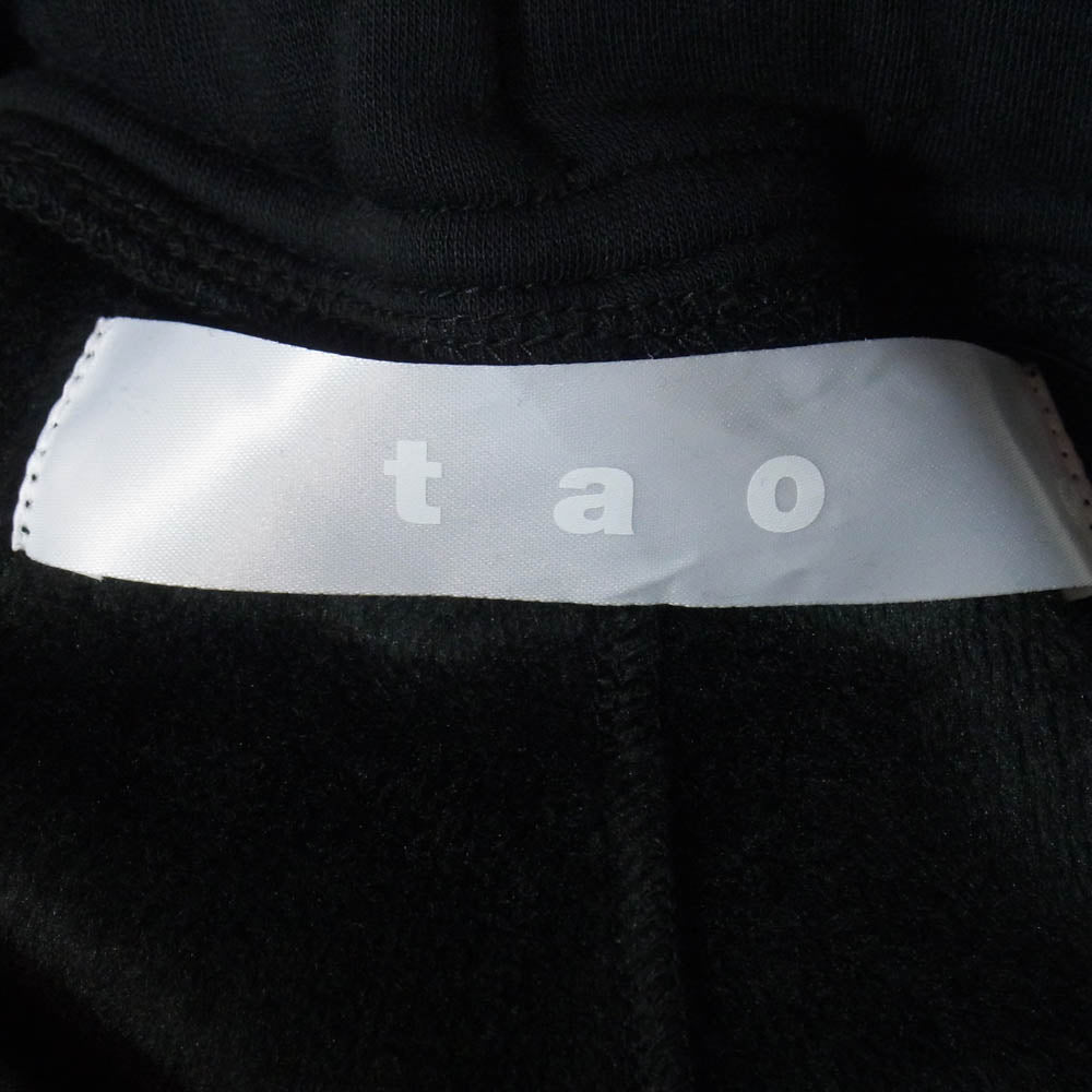 tao COMME des GARCONS タオ コムデギャルソン 25AW TP-P011 ジップポケット スウェットパンツ ブラック系 表記無し【美品】【中古】