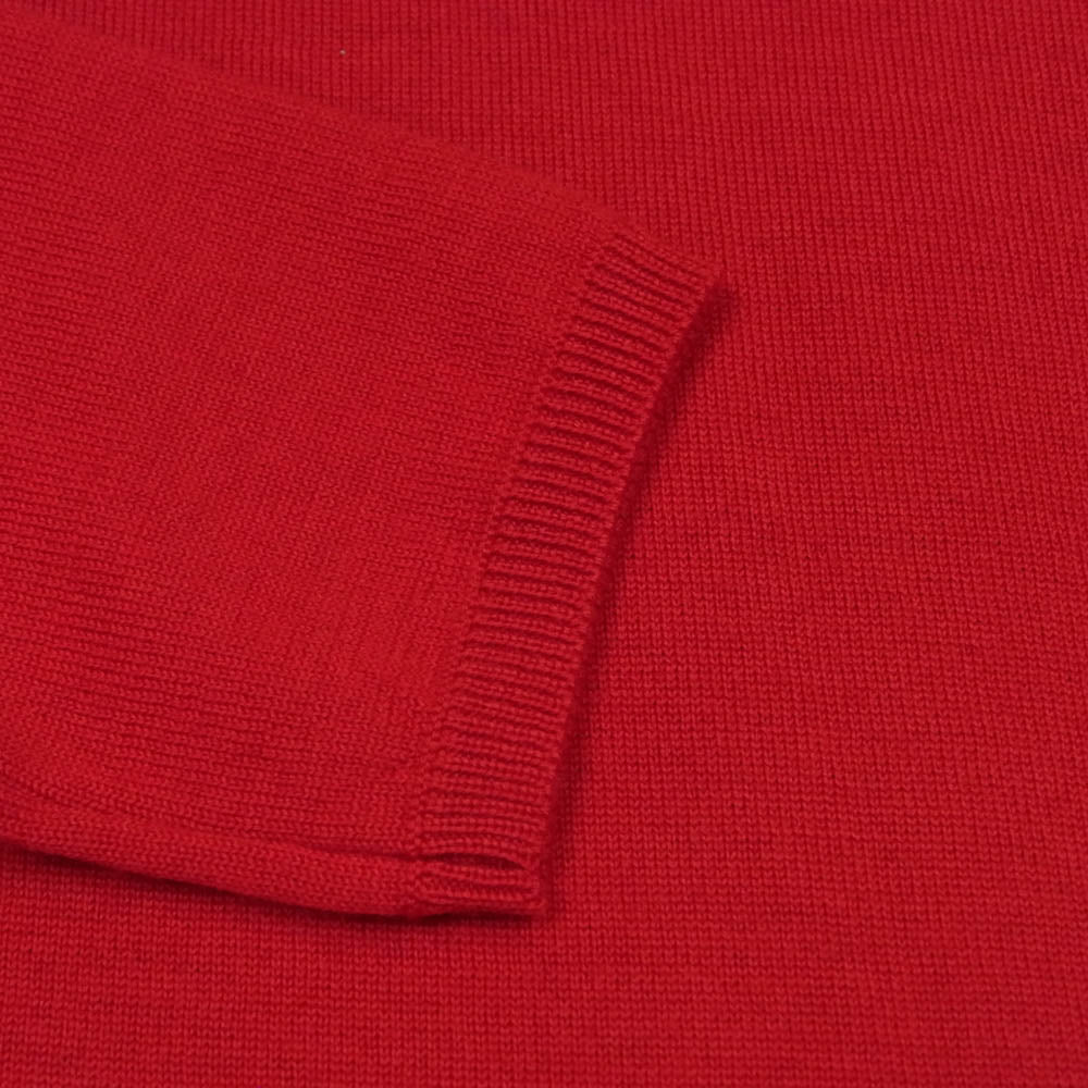 COMME des GARCONS コムデギャルソン 25AW GP-N014 本ライン 白タグ 中綿入り 変形デザイン ニット セーター レッド系 XS【極上美品】【中古】