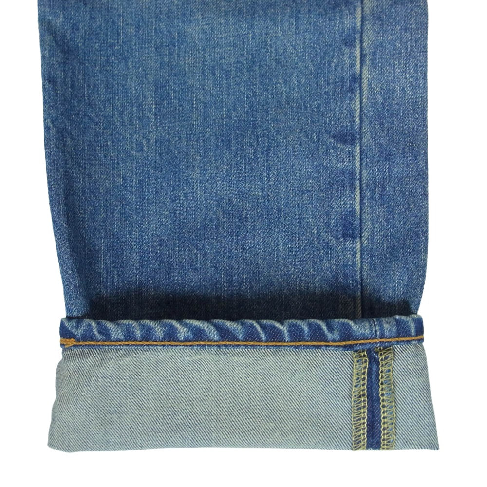 JUNYA WATANABE COMME des GARCONS MAN ジュンヤワタナベコムデギャルソンマン 25SS JO-P201 Wネーム アシンメトリー 綿デニムパンツ インディゴブルー系 S【極上美品】【中古】