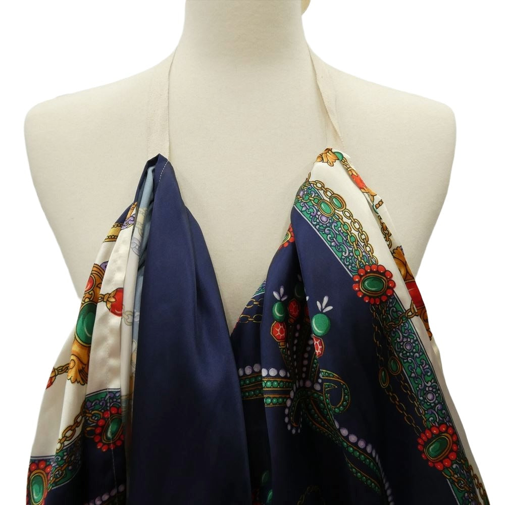 tao COMME des GARCONS タオ コムデギャルソン 25AW TP-B007-051 BLACK&GOLD期 多重スカーフ レイヤード エプロン ブラウス マルチカラー系【極上美品】【中古】