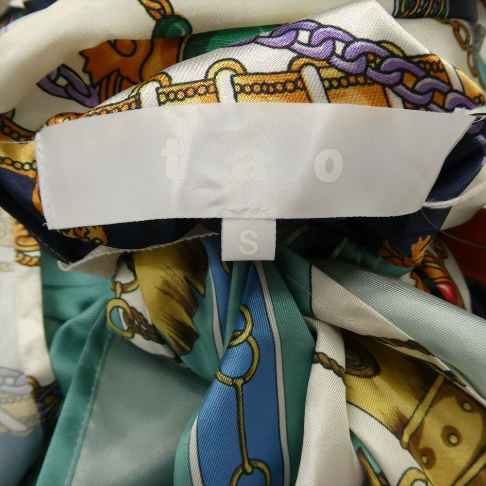 tao COMME des GARCONS タオ コムデギャルソン 25AW TP-B007-051 BLACK&GOLD期 多重スカーフ レイヤード エプロン ブラウス マルチカラー系【極上美品】【中古】