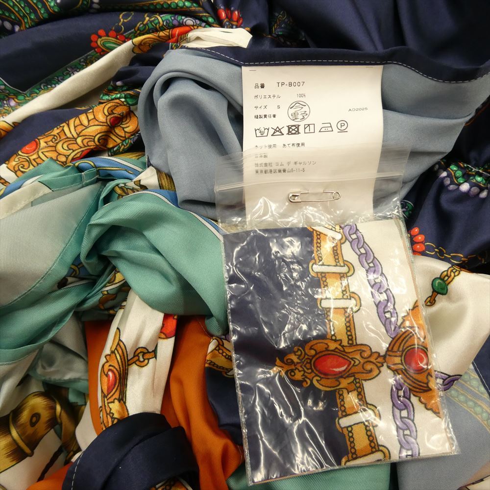 tao COMME des GARCONS タオ コムデギャルソン 25AW TP-B007-051 BLACK&GOLD期 多重スカーフ レイヤード エプロン ブラウス マルチカラー系【極上美品】【中古】