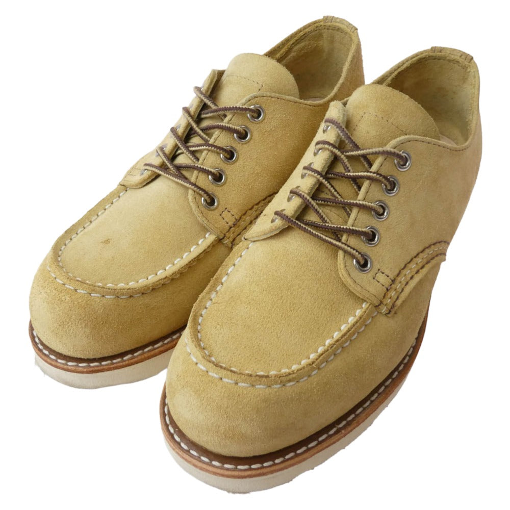 RED WING レッドウィング 08079-0 8079 Classic Moc Oxford クラシックモック オックスフォード スエード ブーツ ブラウン系 24.5cm【美品】【中古】