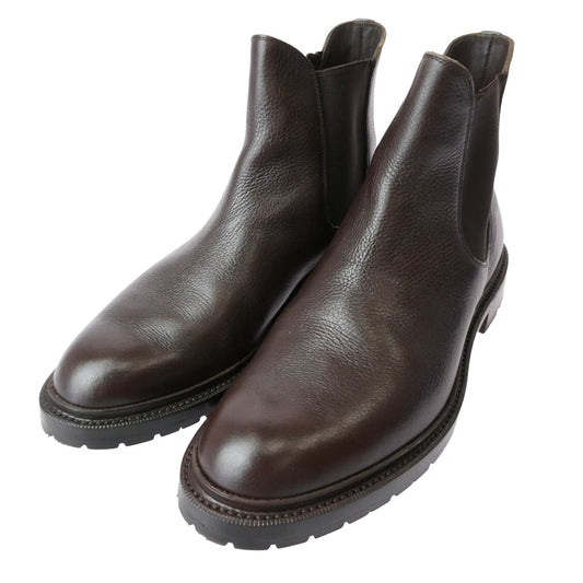 ジョーワークス side gore boots vibram ビブラムソール サイドゴアブーツ ブラウン系 6.5【中古】