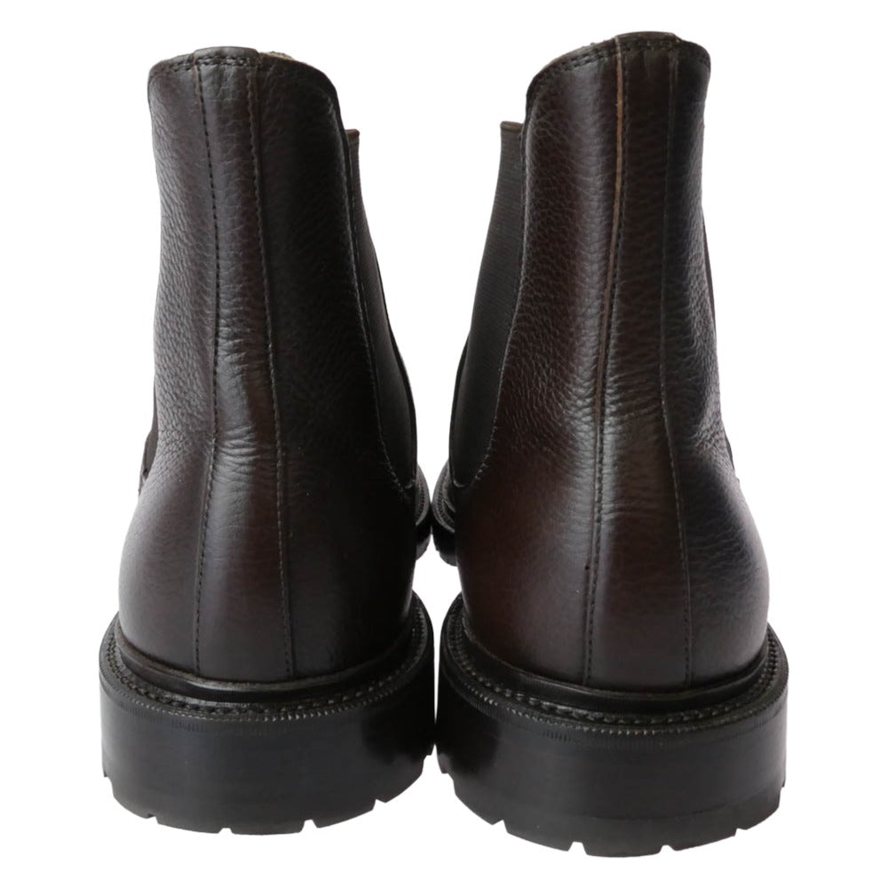 ジョーワークス side gore boots vibram ビブラムソール サイドゴアブーツ ブラウン系 6.5【中古】