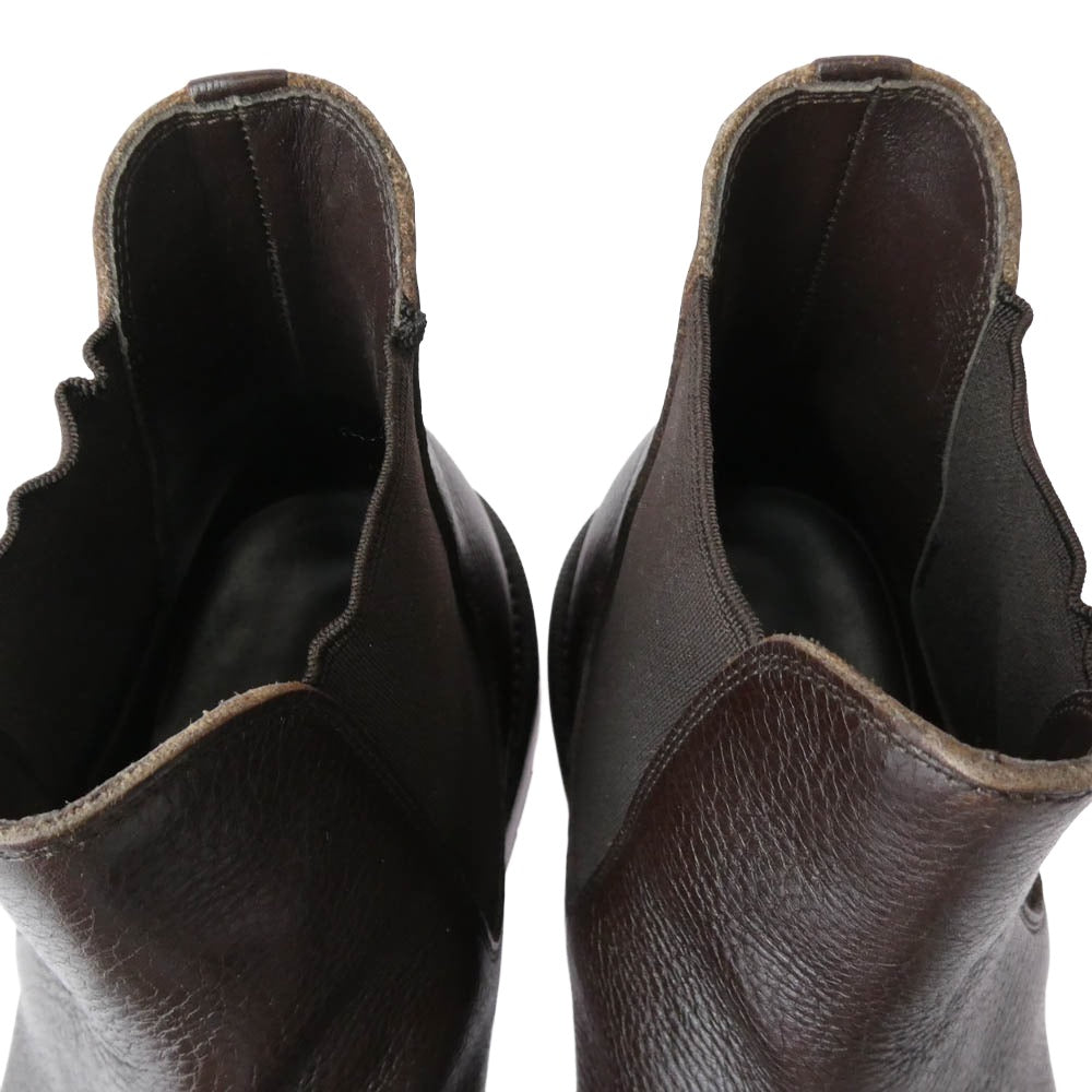 ジョーワークス side gore boots vibram ビブラムソール サイドゴアブーツ ブラウン系 6.5【中古】