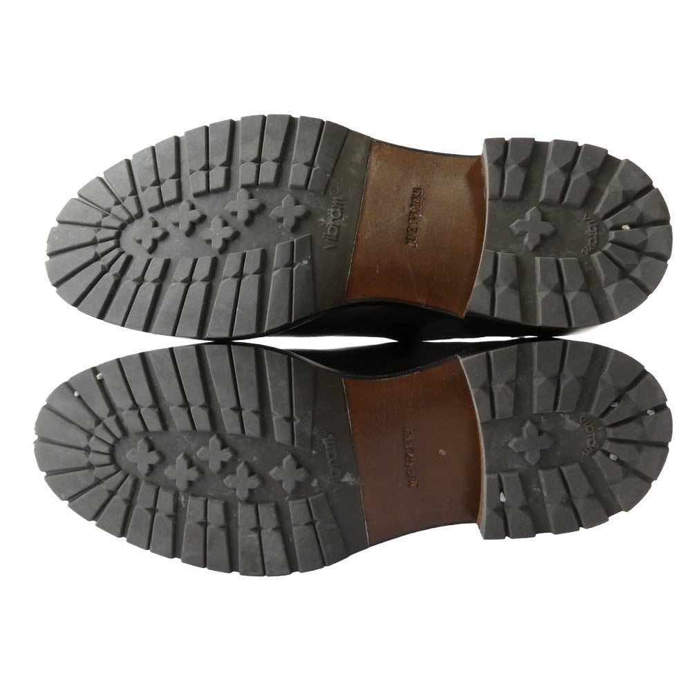 ジョーワークス side gore boots vibram ビブラムソール サイドゴアブーツ ブラウン系 6.5【中古】