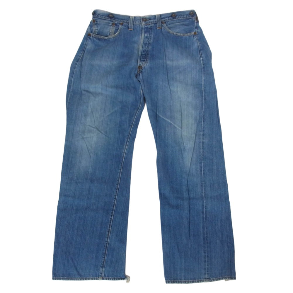 Levi's リーバイス Vintage ヴィンテージ 90s USA製 201 バレンシア工場 ボタン裏 555 デニム パンツ インディゴブルー系 36【中古】