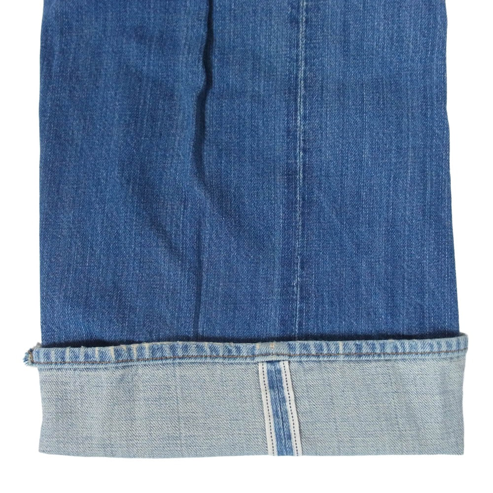 Levi's リーバイス Vintage ヴィンテージ 90s USA製 201 バレンシア工場 ボタン裏 555 デニム パンツ インディゴブルー系 36【中古】