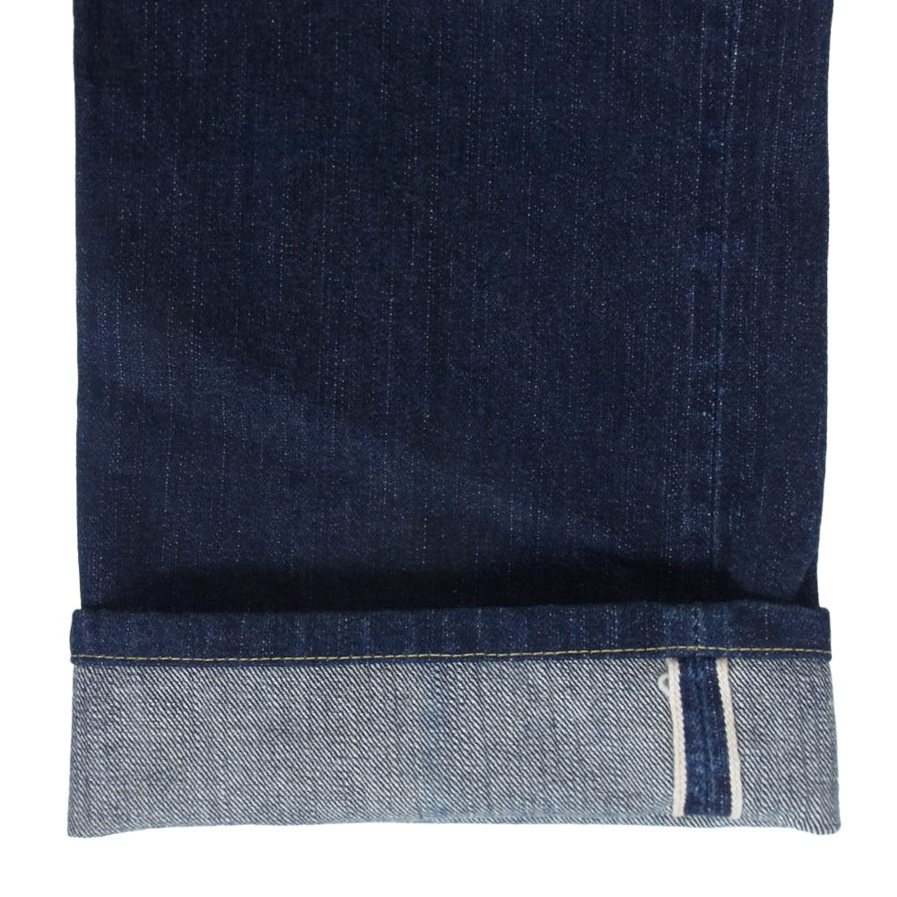THE FLAT HEAD ザフラットヘッド 3001 14.5oz TIGHT STRAIGHT JEANS ZIPPER FLY タイトストレート ジーンズ デニム パンツ インディゴブルー系 34【中古】