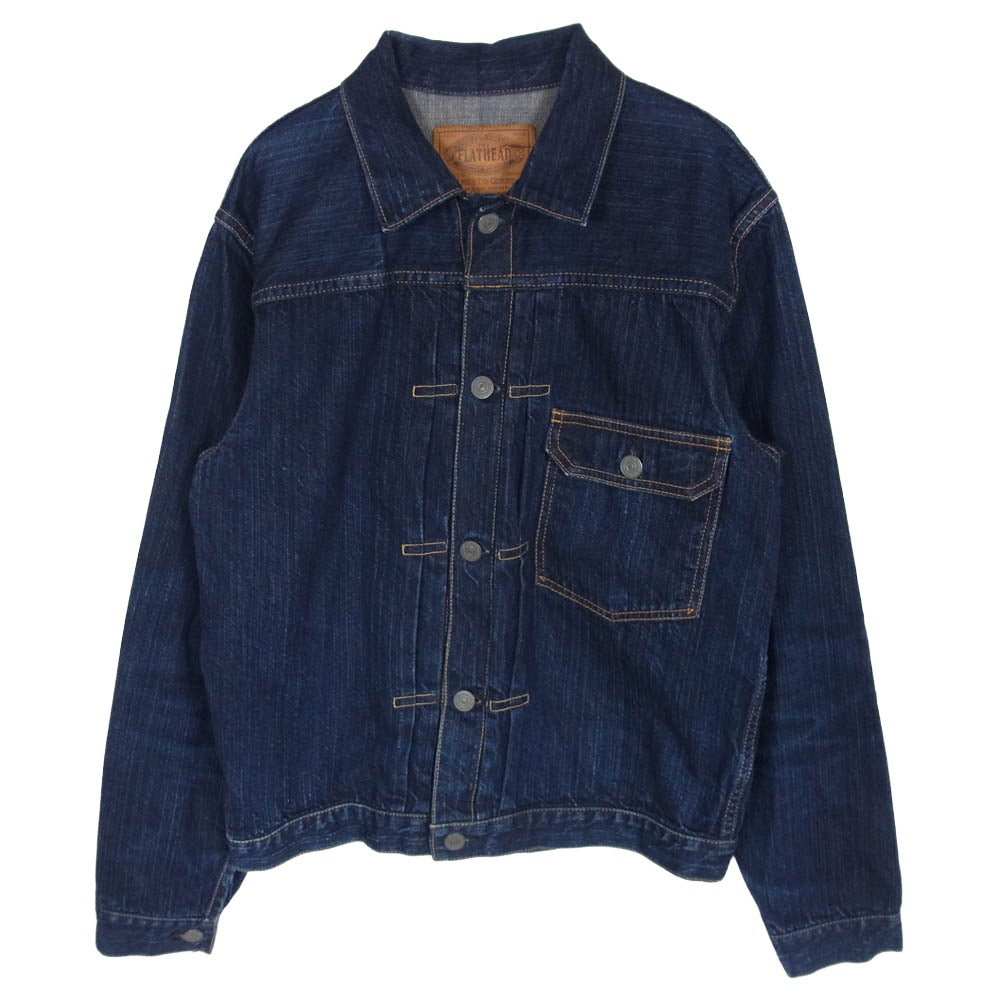 THE FLAT HEAD ザフラットヘッド 6001W 40's 1st Type DENIM JACKET デニム ジャケット インディゴブルー系 W40【中古】