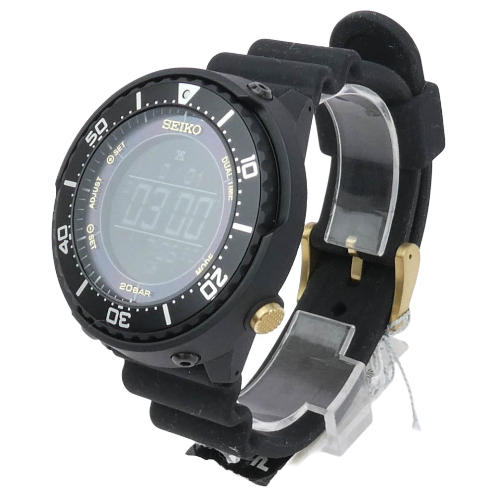 SEIKO セイコー SBEP005 PROSPEX LOWERCASE Fieldmaster プロスペックス フィールドマスター 時計 ウォッチ ブラック系【美品】【中古】