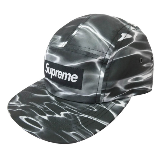 Supreme シュプリーム 17SS Ripple Camp Cap リップル キャンプ キャップ ブラック系 グレー系【中古】