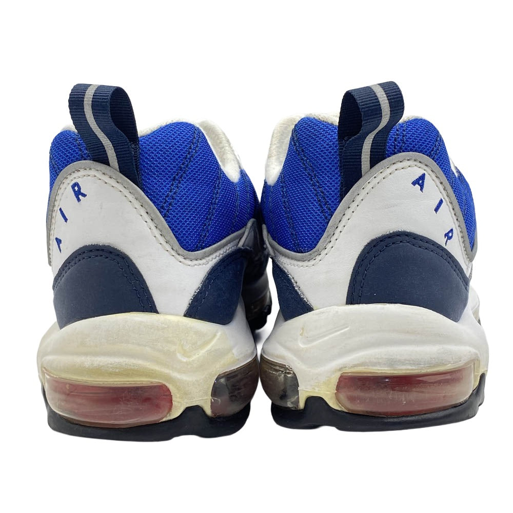 NIKE ナイキ 2018年製 640744-100 Air Max 98 University Red Obsidian エアマックス98 ユニバーシティ レッド オブジディアン ローカット スニーカー ホワイト系 ブルー系 27cm【中古】