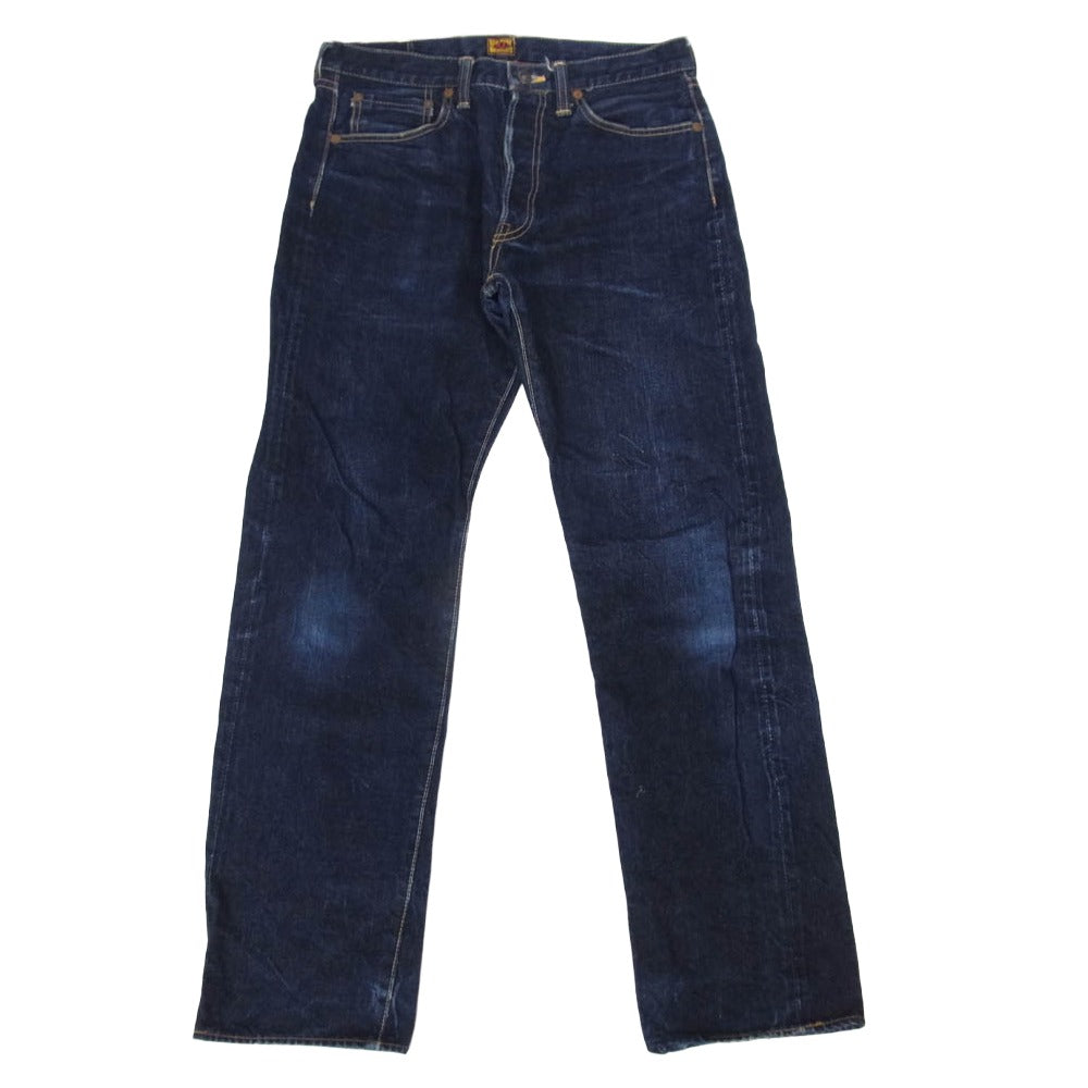 The REAL McCOY'S ザリアルマッコイズ S614 ボタンフライ デニム パンツ インディゴブルー系 32【中古】
