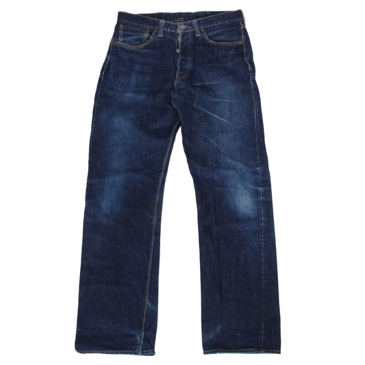 ブートレガーズ 601xx 赤耳 ボタンフライ デニム パンツ インディゴブルー系 32【中古】