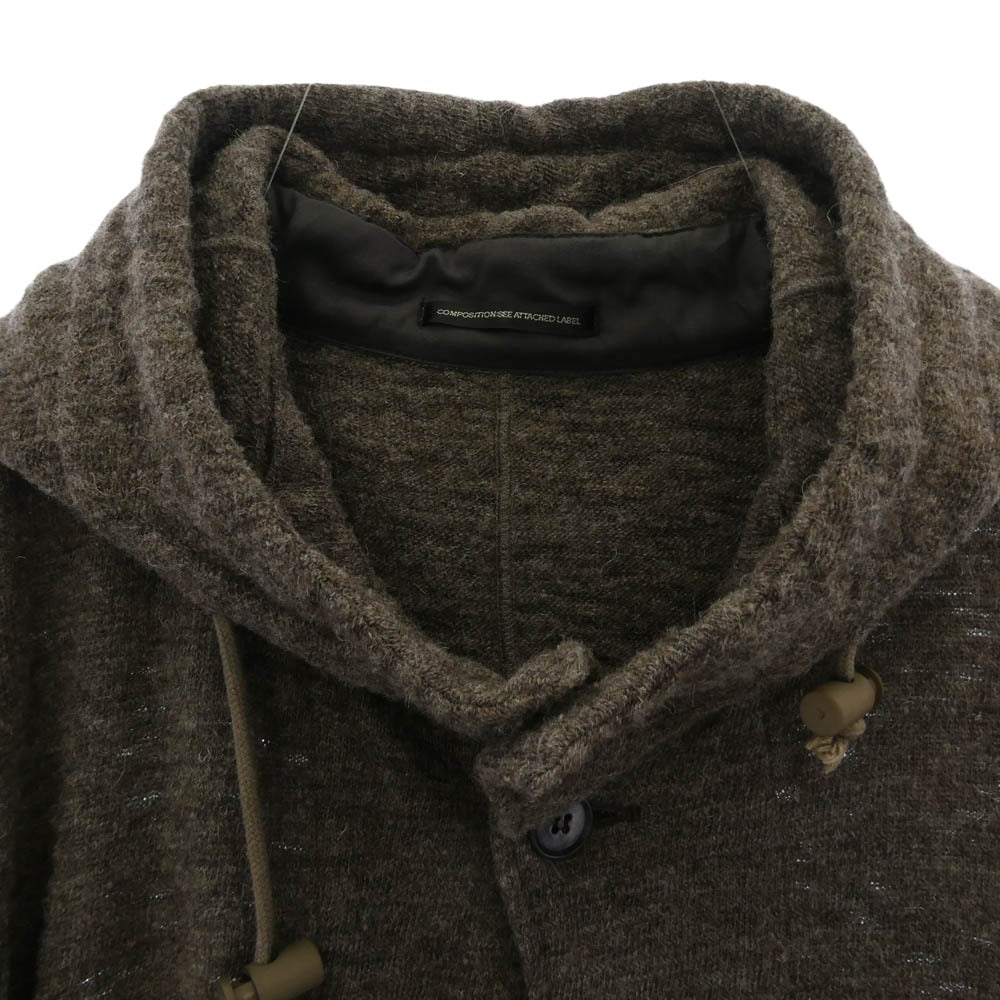 Y's Yohji Yamamoto ワイズ ヨウジヤマモト MZ-J24-109 ウール フード ロング コート ブラウン系 3【中古】