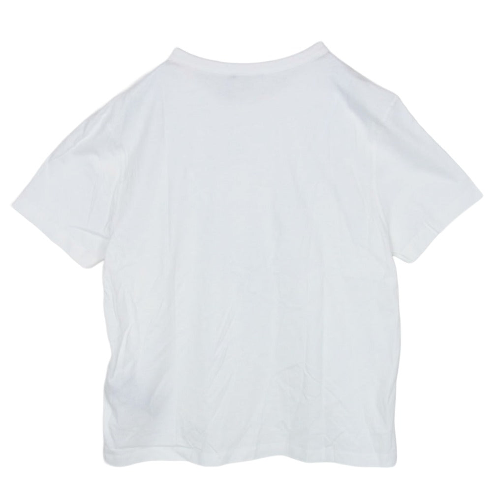 ANN DEMEULEMEESTER アンドゥムルメステール 2201-W-JE43-228-003 Heaven Tee ヘブン プリント クルーネック 半袖 Tシャツ カットソー ホワイト系 L【中古】