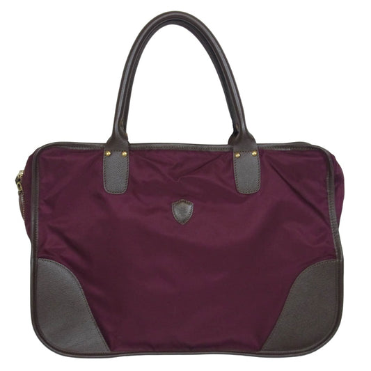 Felisi フェリージ イタリア製 1895 レザーハンドル トートバッグ エンジ系【中古】