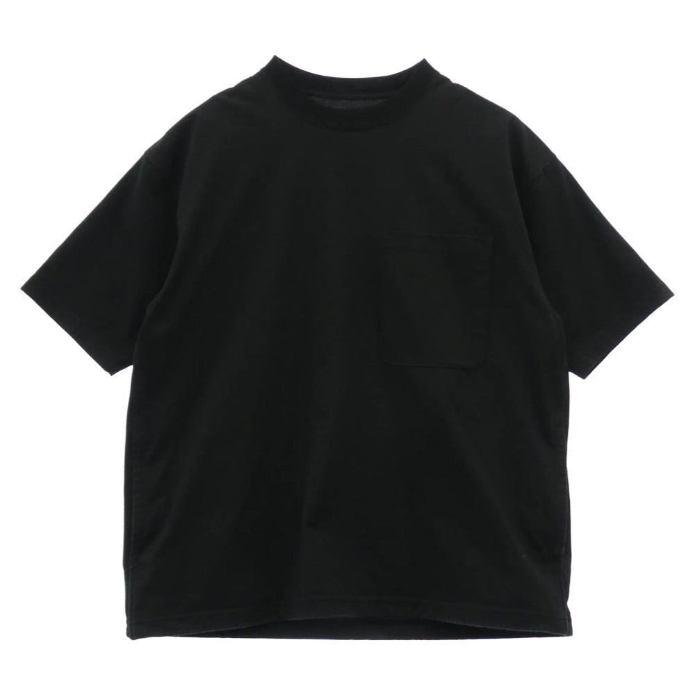 DAIWA PIER39 ダイワピア BE-32024 TECH TEE POCKET CREW テック ティー ポケット クルー 裾ドローコード 半袖 Tシャツ ブラック系 M【中古】