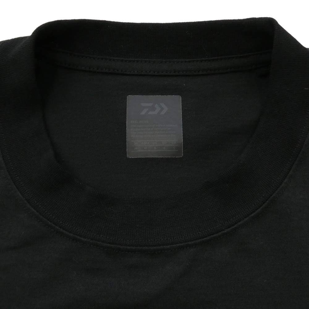 DAIWA PIER39 ダイワピア BE-32024 TECH TEE POCKET CREW テック ティー ポケット クルー 裾ドローコード 半袖 Tシャツ ブラック系 M【中古】