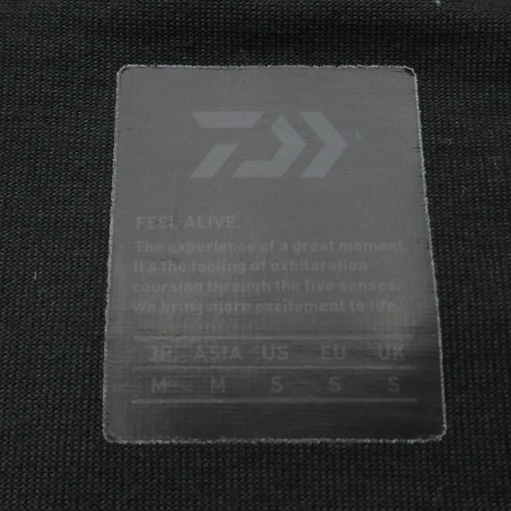 DAIWA PIER39 ダイワピア BE-32024 TECH TEE POCKET CREW テック ティー ポケット クルー 裾ドローコード 半袖 Tシャツ ブラック系 M【中古】