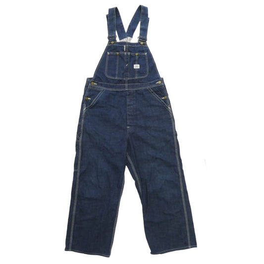 Lee リー WAREHOUSE ウエアハウス 95748 日本製 コットン デニム オーバーオール インディゴブルー系 36【中古】