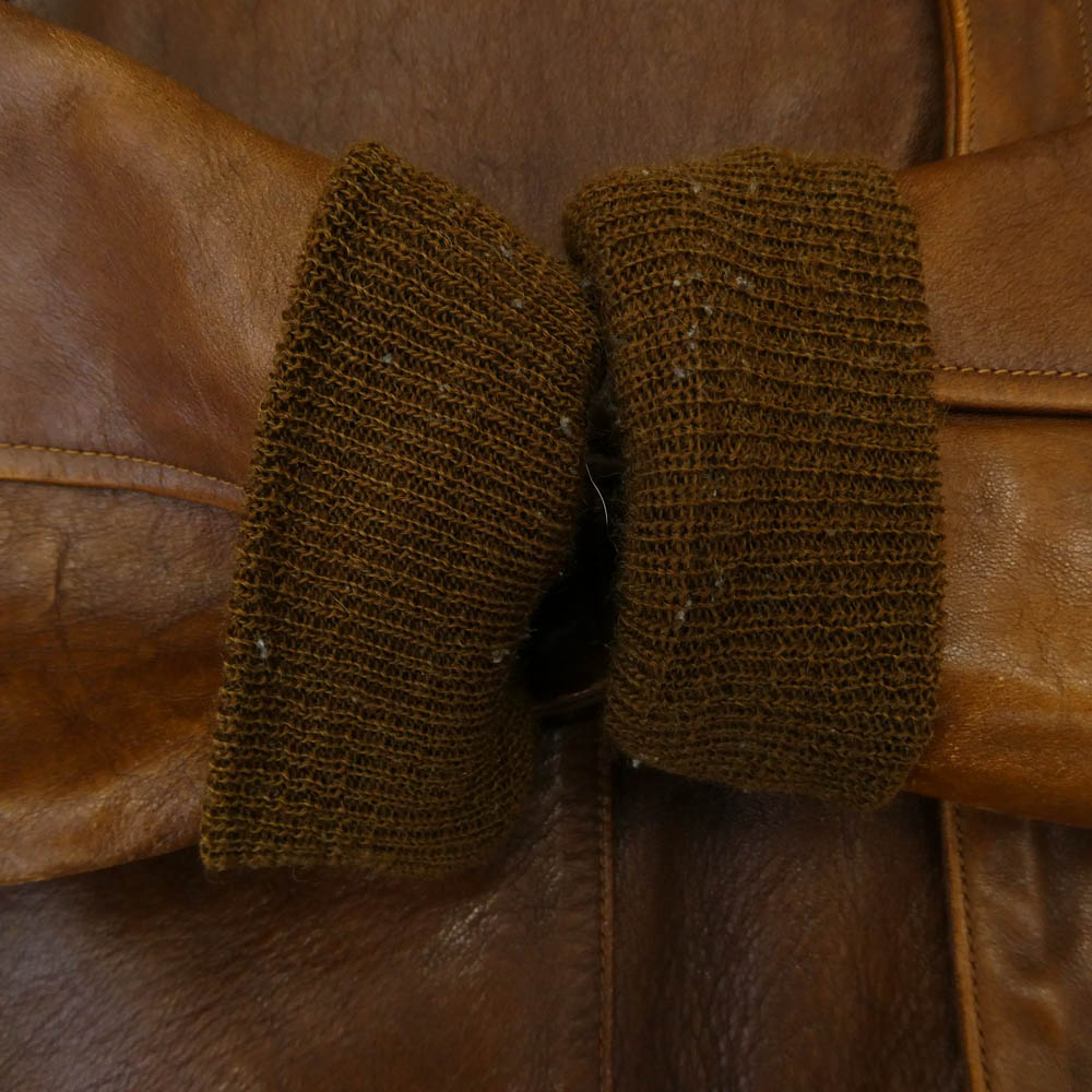Buzz Rickson's バズリクソンズ BR80105 HORSEHIDE FLIGHT JACKET A-2 ホースハイド フライト ジャケット ブラウン系 40【中古】
